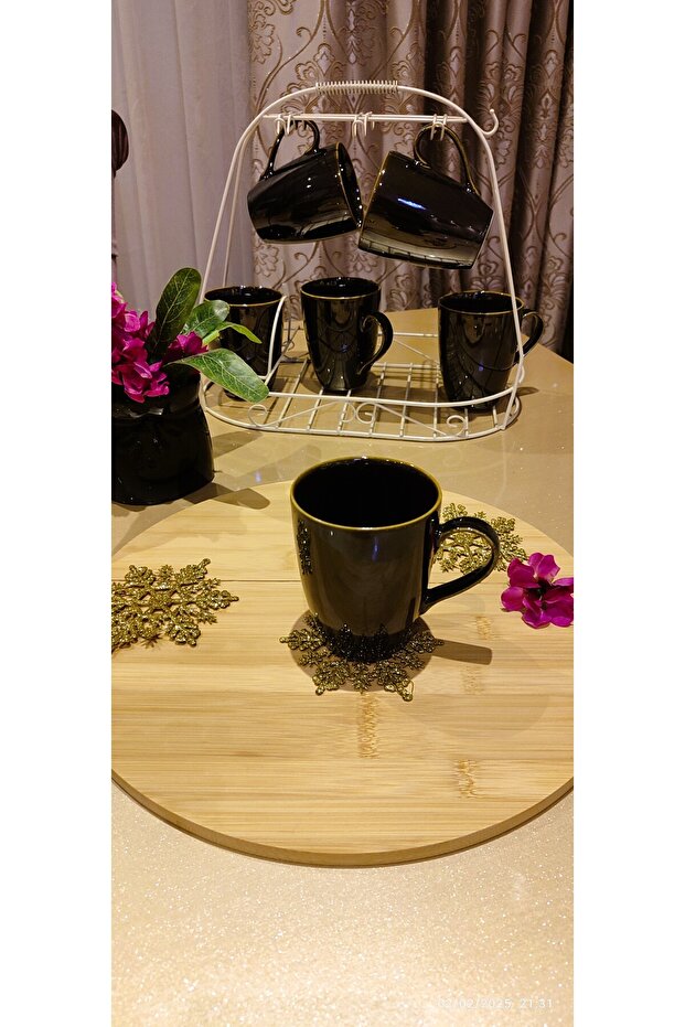 2nd Quality Black Muğ 350 ml - 1 Adet - 6