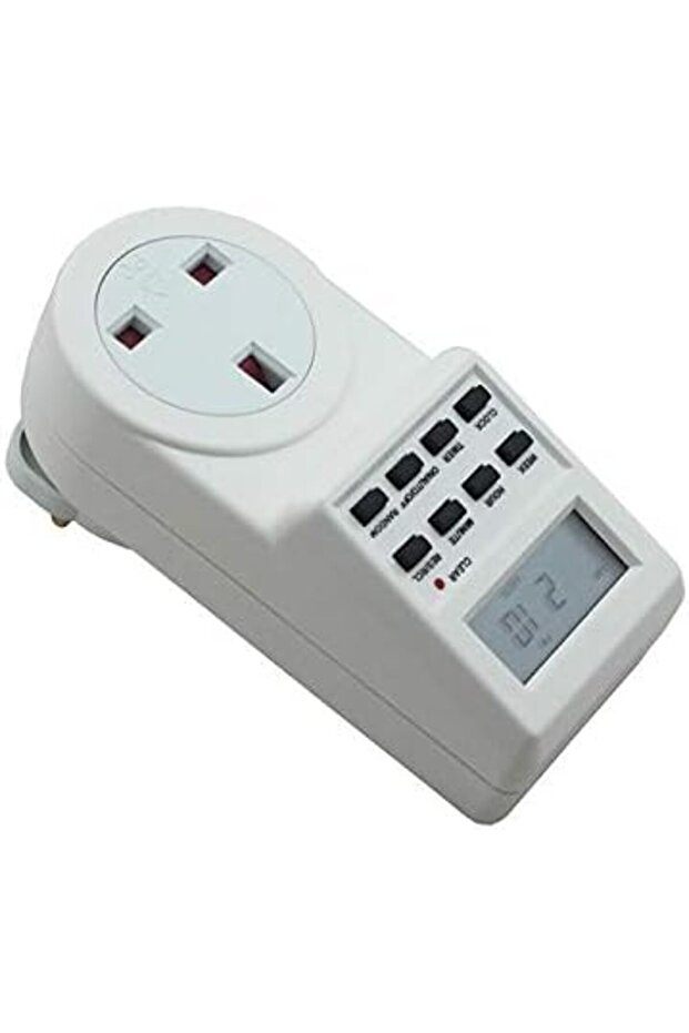 AC 230V Smart Home Plug-in LCD Display Clock Summer Time Function 12/24 Hours Changeable Timer Switc - 3