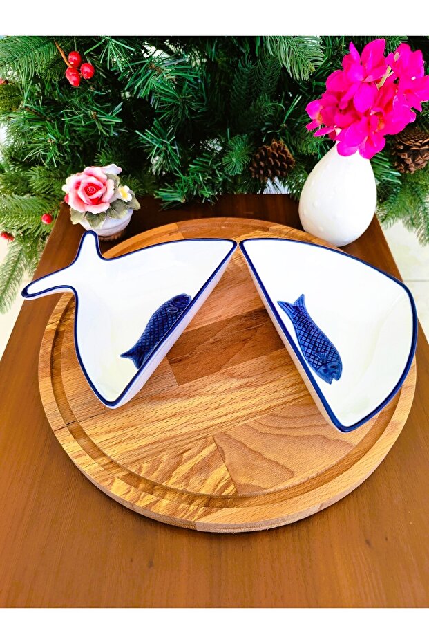 Marines Sunum Tabağı - 2 Parça - 23 cm - 6