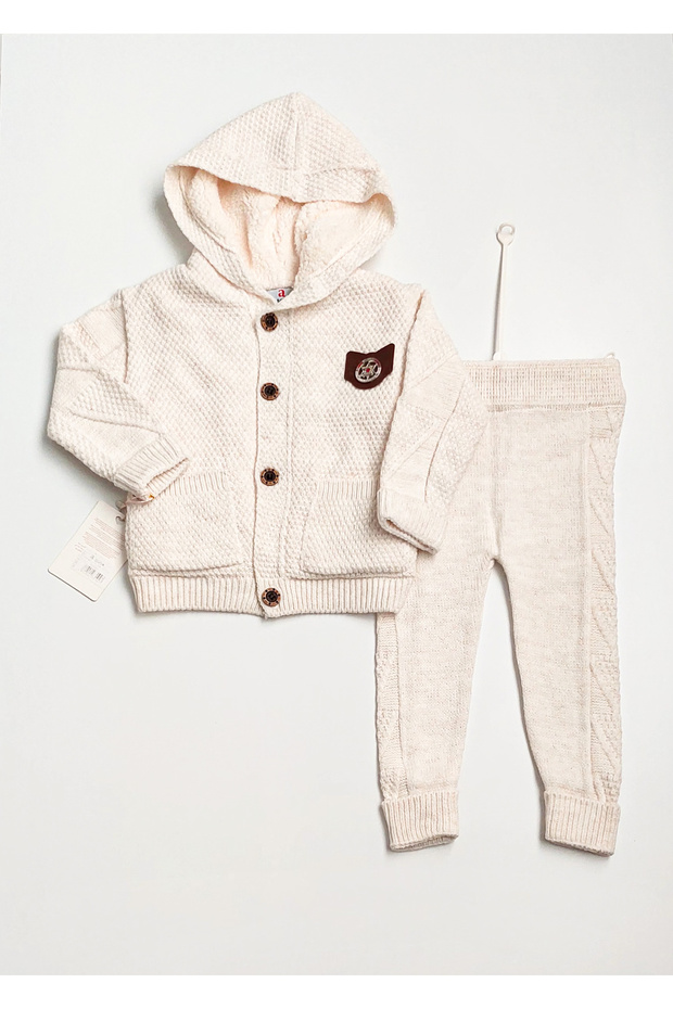 Merino Lined Baby Cardigan and Leggings