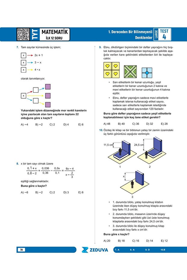 SML Matematik TYT Matematik İlk 12 Soru Bankası - 3