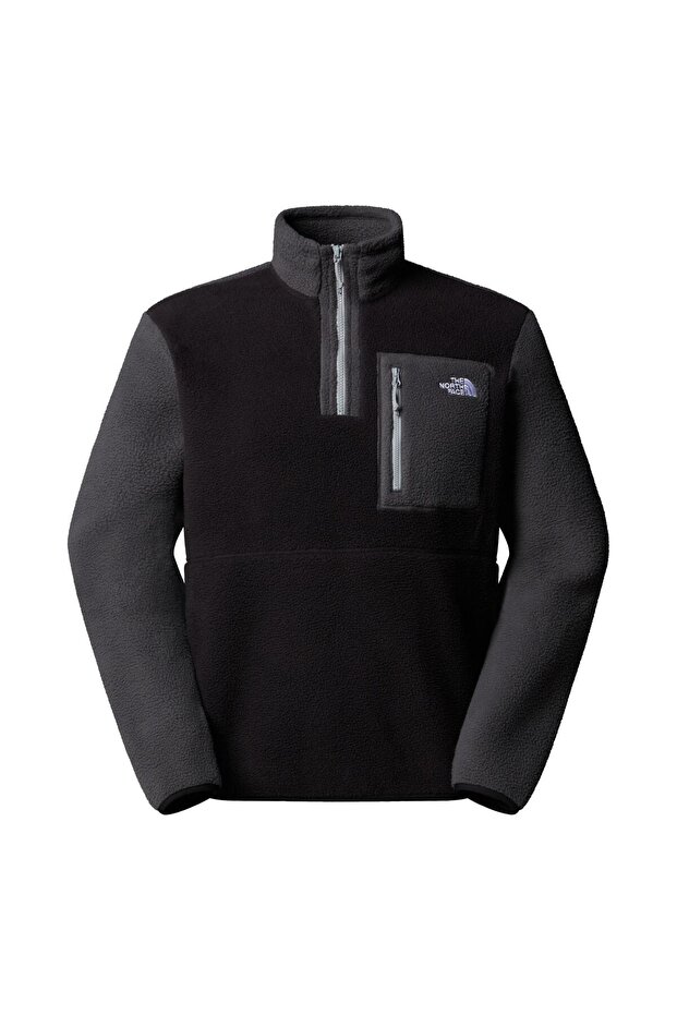 M YUMIORI 1/4 ZIP férfi pulóver NF0A883SS5H1 fekete-L - 1