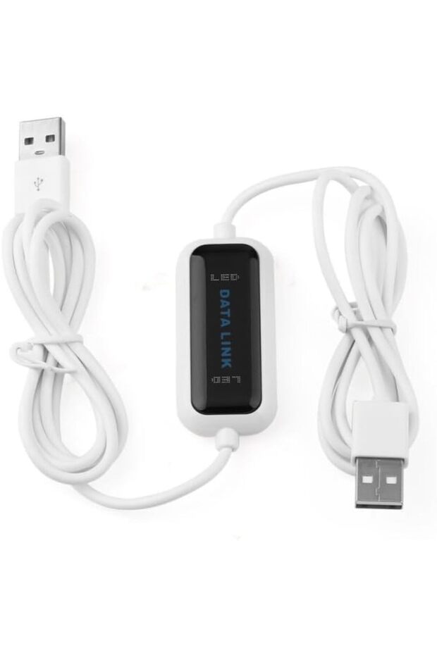 High Speed USB PC to PC Online Share Data Link Net Direct File Transfer Bridge Cable, Length: 1.75m - 1