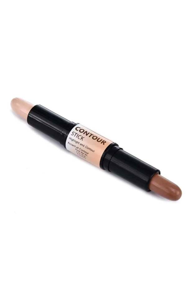 Makeup Contour Stick for Concealing Highlighting and Contouring in Lighter Coffee Shades