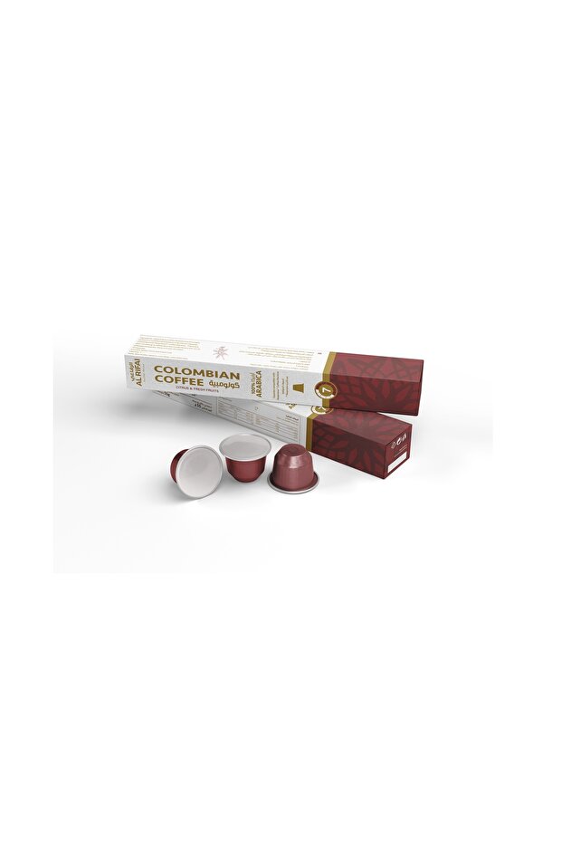 COFFEE CAPSULES COLOMBIAN LUNGO 1X10