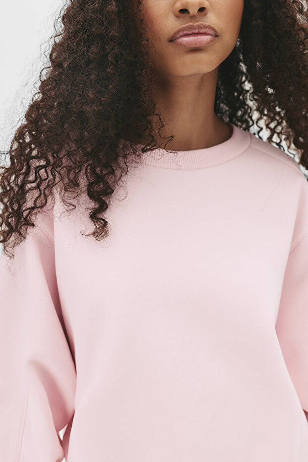 Oversize dikişli sweatshirt - 3