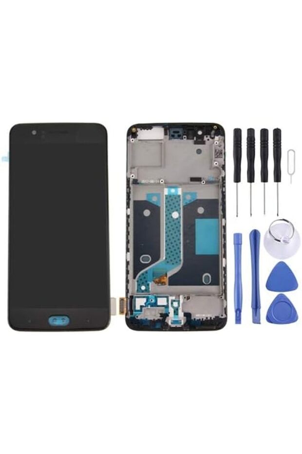 لشاشة LCD الأصلية لهاتف OnePlus 5، محول رقمي كامل مع إطار - 1