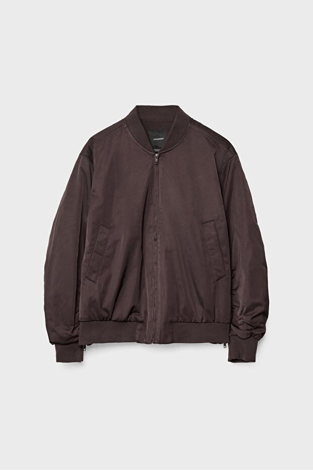 Kombine bomber ceket - 5