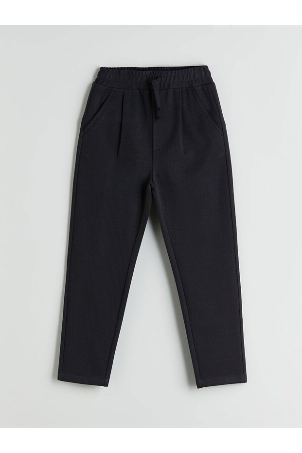 Alita City Lcw Kids Anthracite Elastic Waist Boys' Trousers