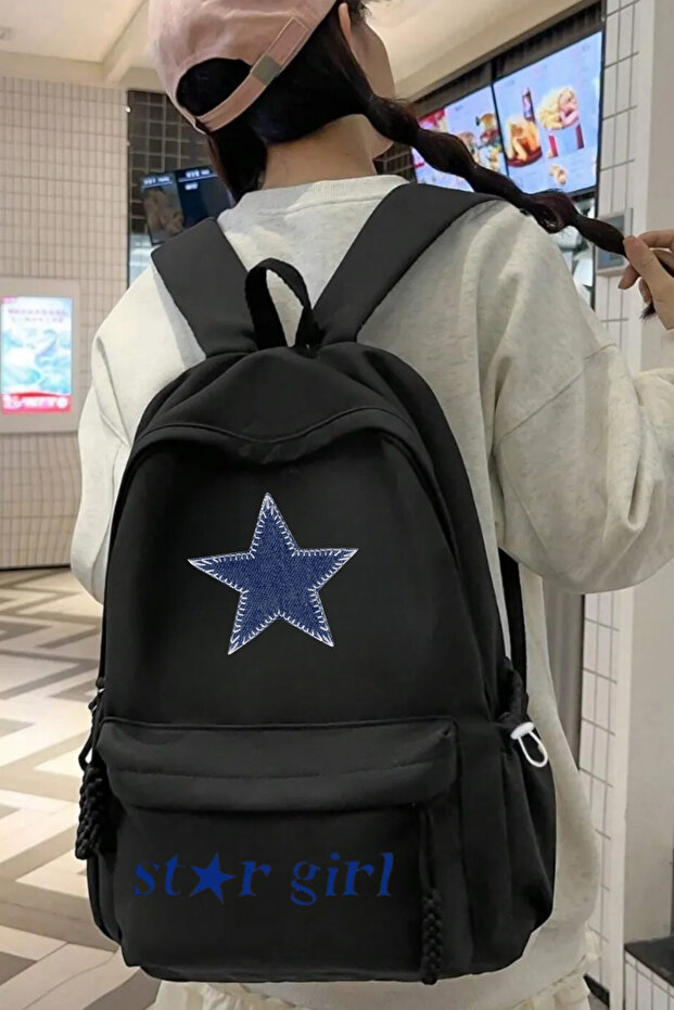 Star Detail Printed School, Tutoring, Course Backpack
