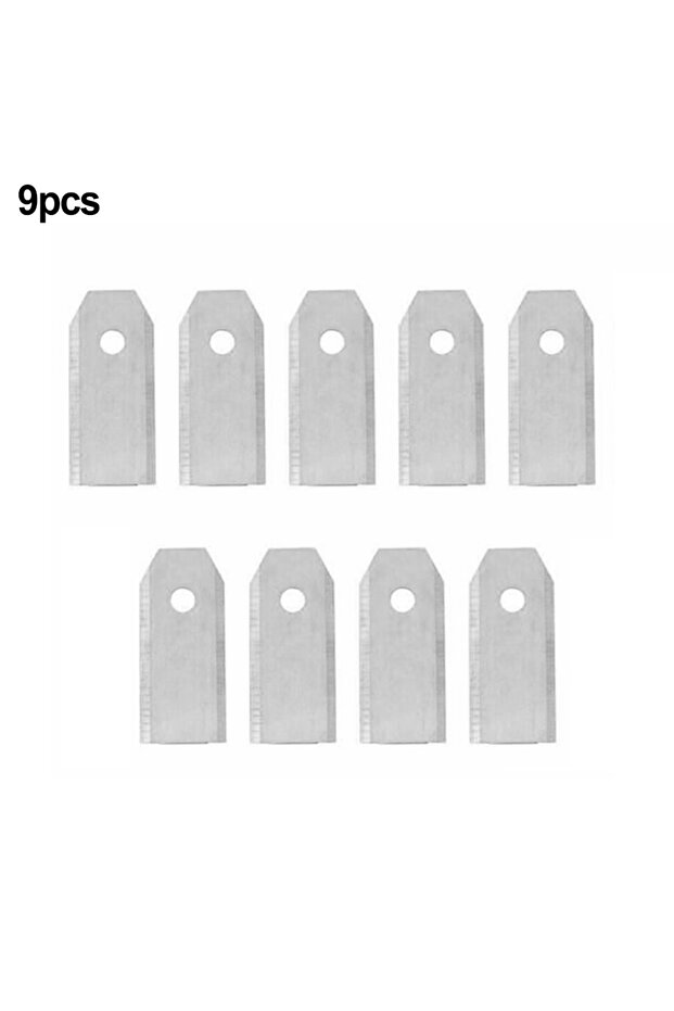 9pcs sliver Get Perfect Cutting Results and Long Lasting Performance with These 43mm Stainless Steel