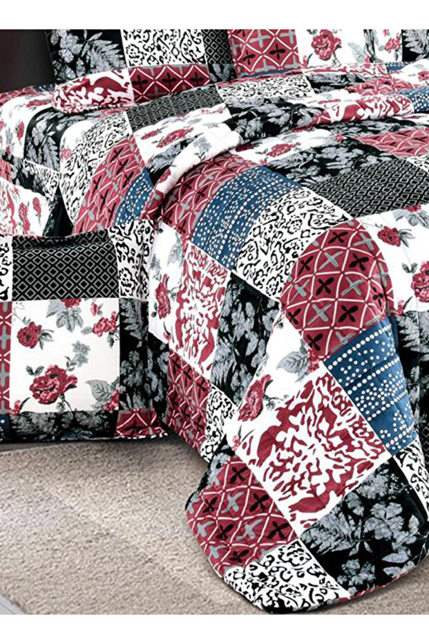 Soft Velvet Comforter set, 4 Pcs Soft Bedding Set, Single Size 160x210cm - 3