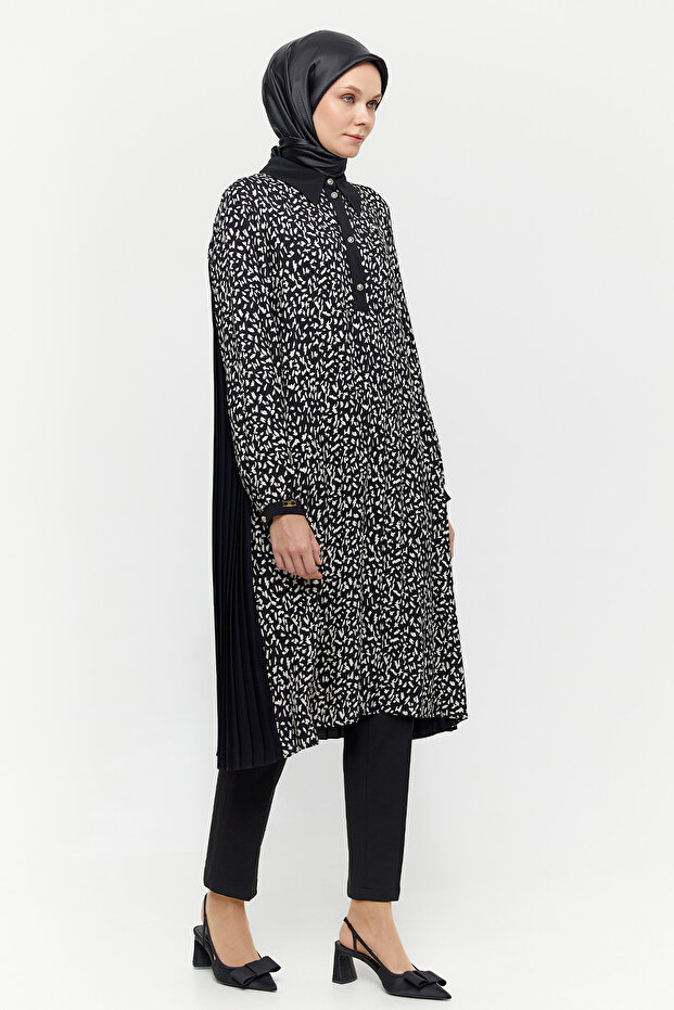 Piliseli Desenli Tunik - 3