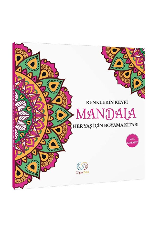 Renklerin Keyfi Büyükler İçin Mandala Boyama Kitabı - 1