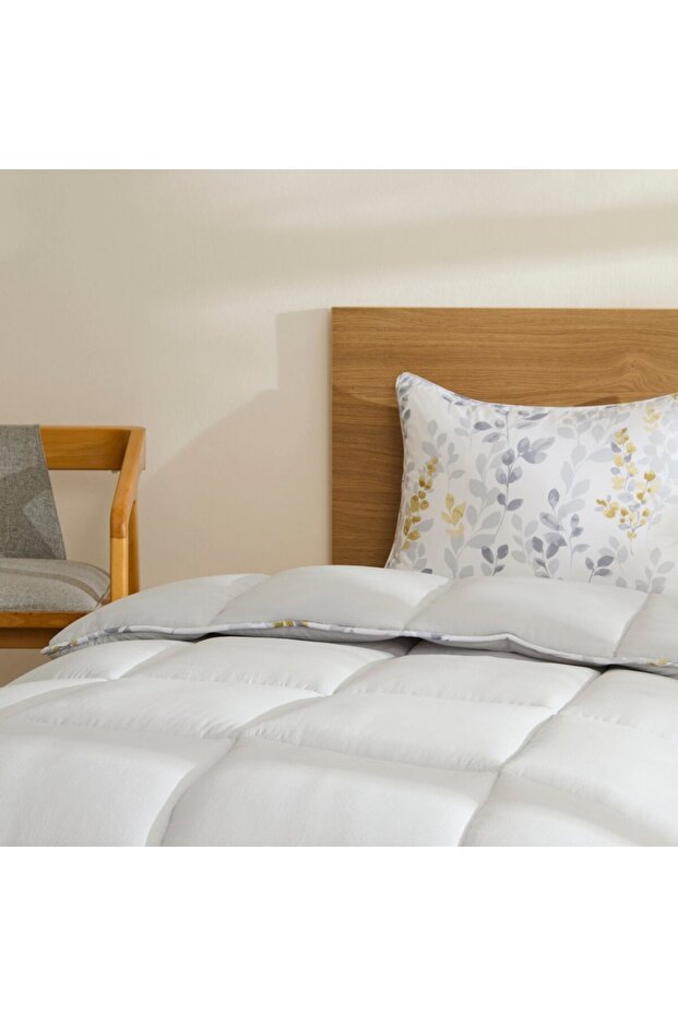 Leaf Graues Einzel Comforter Set 135x200+50x70 - 5