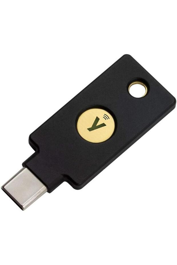 Secure Cryptographic Device Token, Yubikey 5C NFC, Black - 1