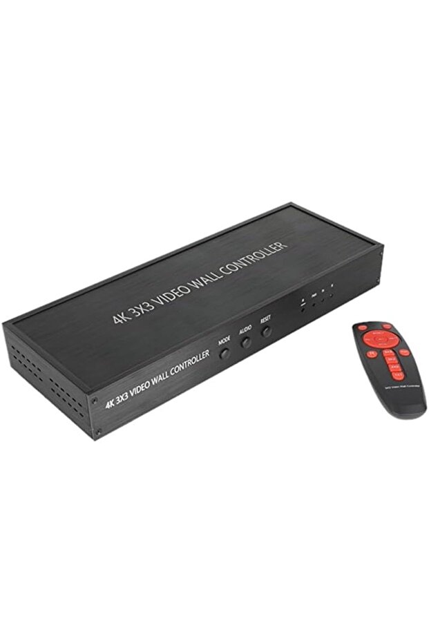 وحدة تحكم جدار الفيديو NK-BT88 4K 3X3 HDMI مع معالج ربط متعدد الشاشات وجهاز تحكم عن بعد - 1