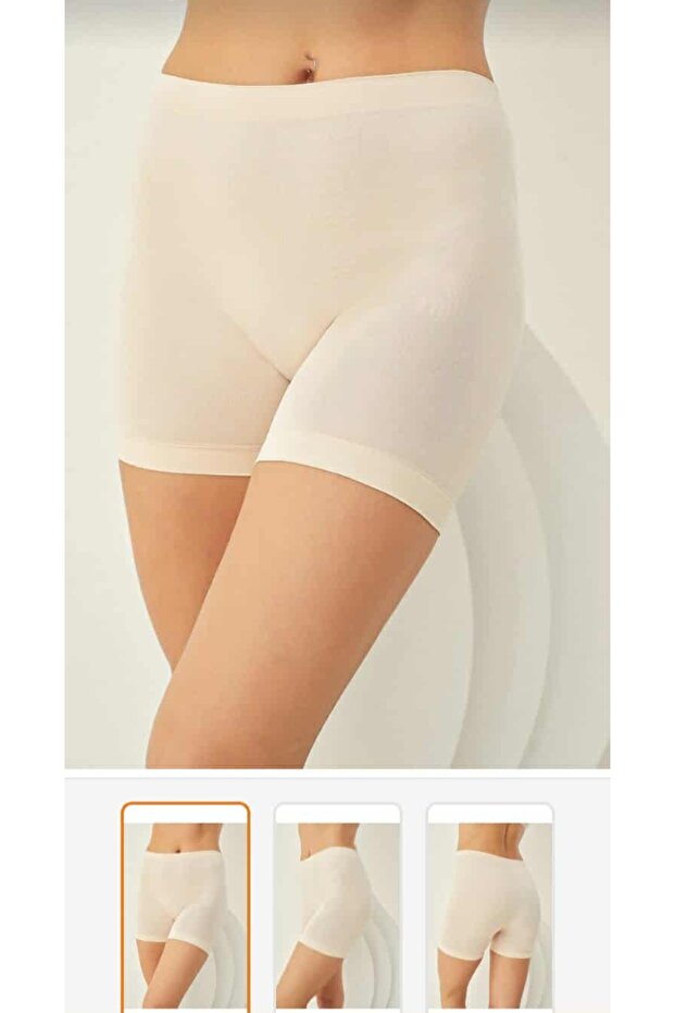 dikişsiz uzun seamless şort - 1