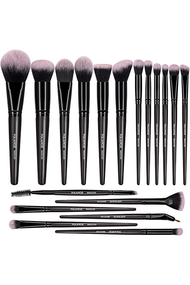 18 Pcs Premium Synthetic Makeup Brushes Set Soft Foundation Powder Eyeliner Eye Shadow Makeup