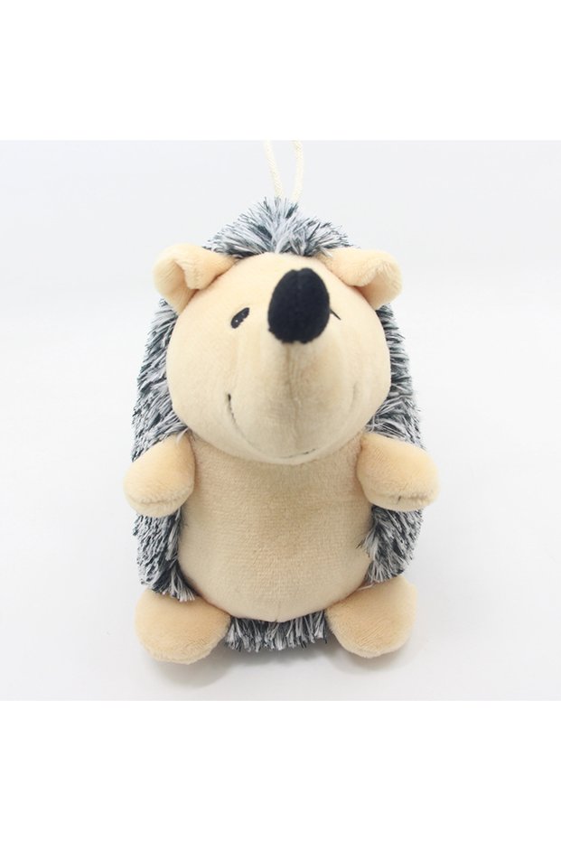 black Hot-selling pet sound toys hedgehog, dog relief gnawing plush hedgehog toy products Hot-sellin