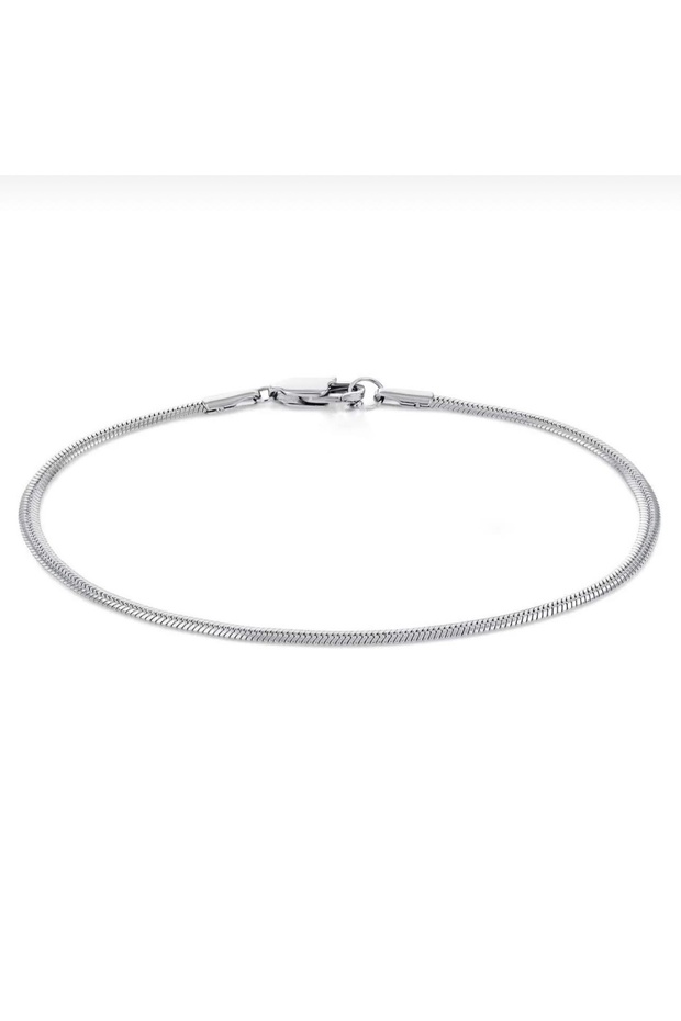 Steel chain bracelet