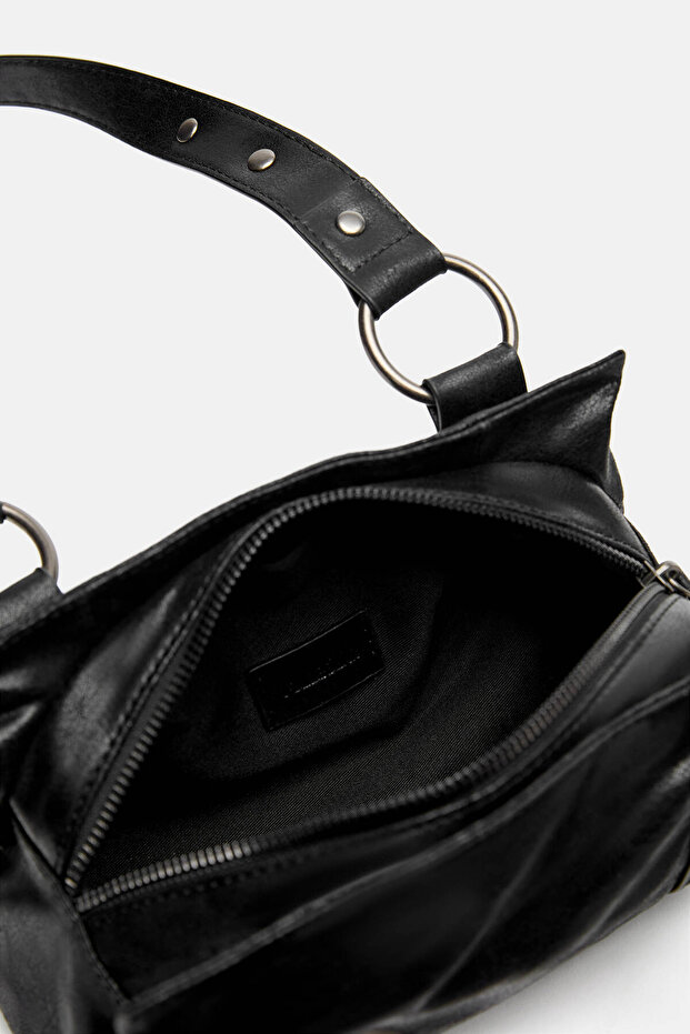 Zımbalı omuz çantası - 4