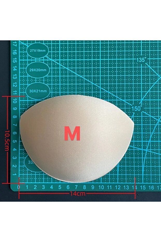 1 Pair Skin M 1Pair Large Size Breathable Thin Sponge Chest Pad Soft Skin Friendly Sweat Absorbing
