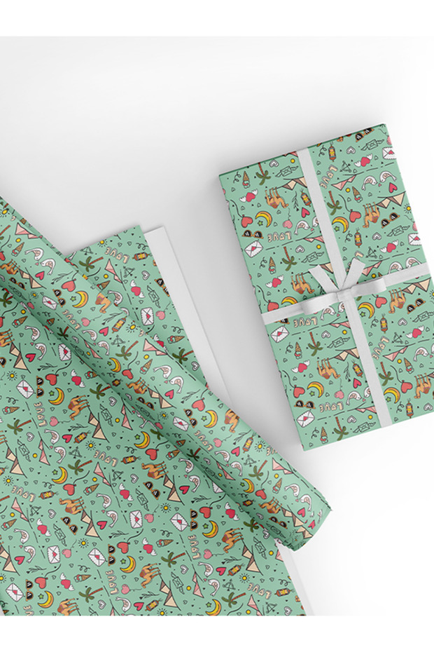 Love, Arabic Theme Wrapping Paper