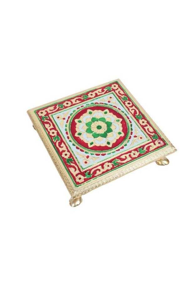 Handcrafted Square Wooden Patla