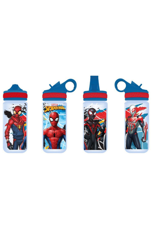 Marvel Spider Man Square Straw Water Bottle 480ml