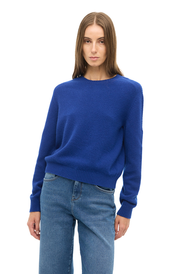 Saks Bisiklet Yaka Triko Kazak - 2