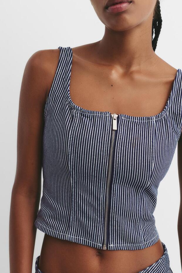 Çizgili korse top - 4