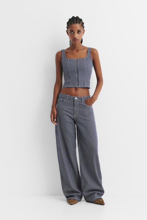 Çizgili korse top - 2