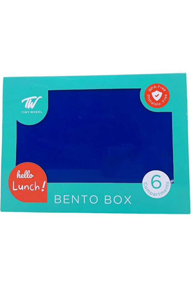 صندوق بينتو مستطيل الشكل للأطفال بستة أقسام - 1