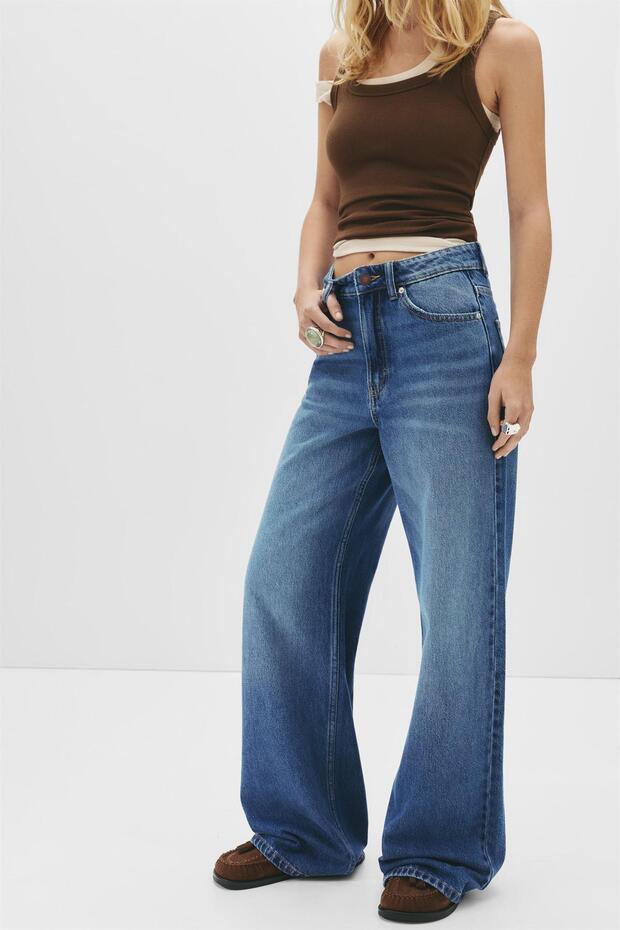Geniş paça jean - 4
