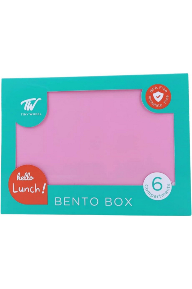 صندوق بينتو مستطيل الشكل للأطفال بستة أقسام - 1