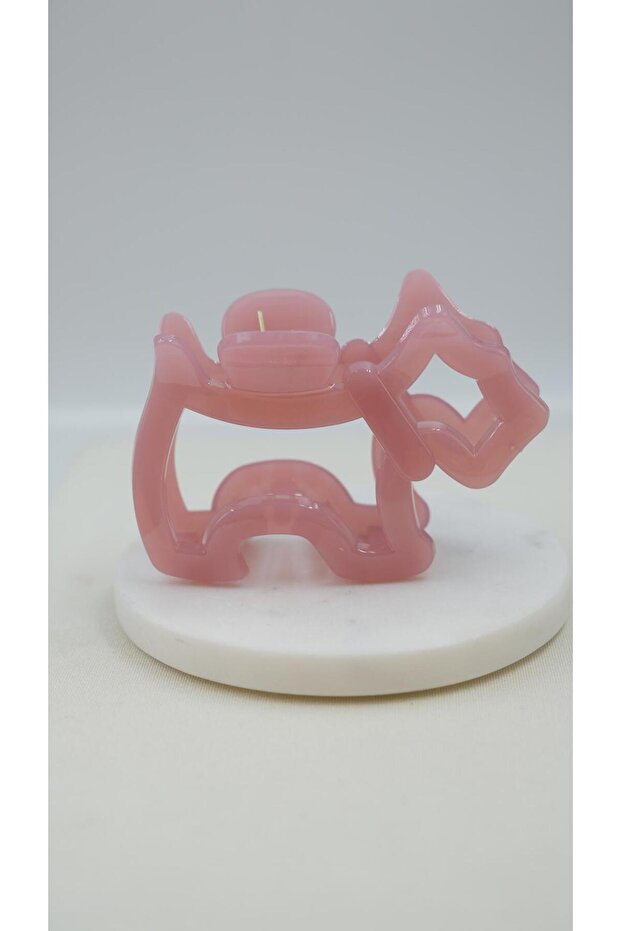 Dog Figure Acrylic Bone Latch Buckle