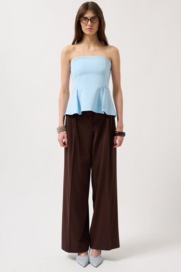 بلوزة مطوي حمالة - 2