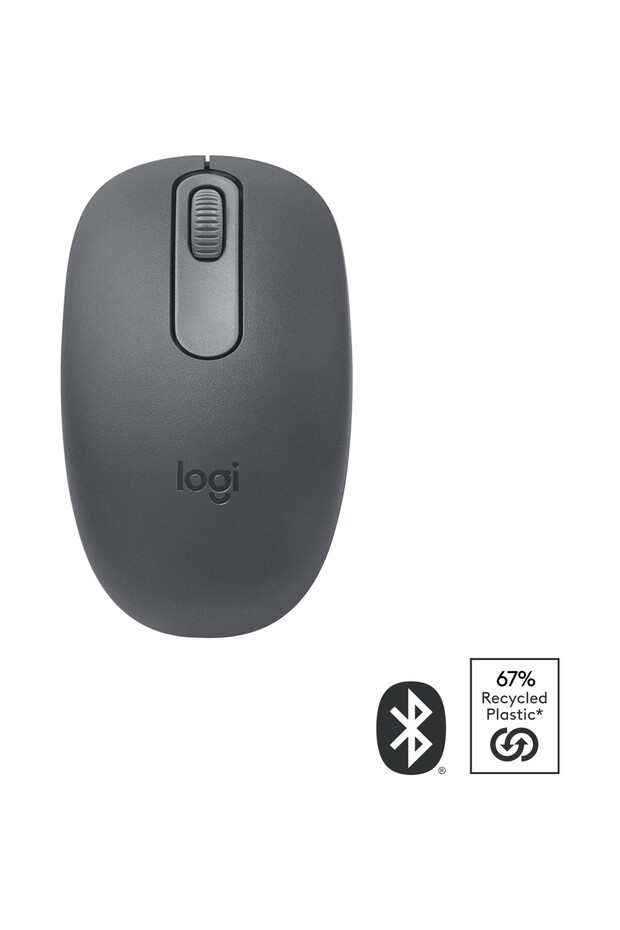 M196 Bluetooth Kablosuz Kompakt Pc ve Mac ile Uyumlu Mouse - Siyah - 2