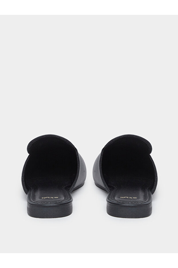 Solid Slip-On Mules - 5