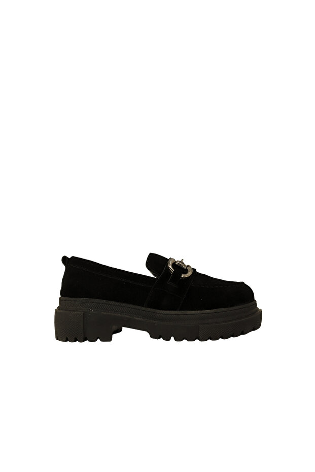 26114S Genuine Suede Leather Women's Loafer Shoes