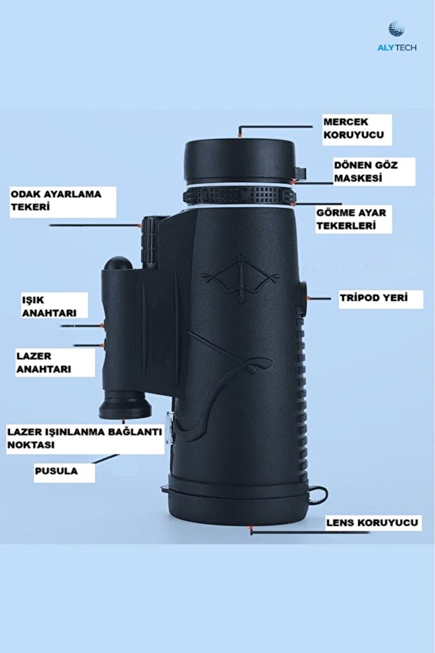 TRİPODLU 50X60 MONOKÜLER DÜRBÜN - 3