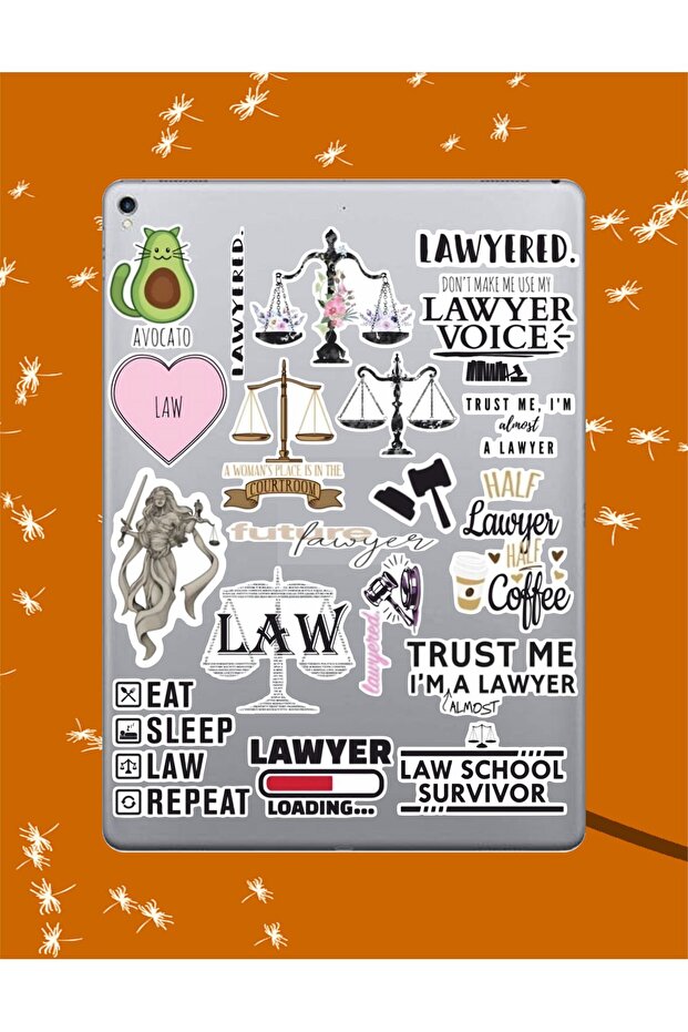 Law Sticker Set | Laptop Agenda Notebook Tablet Phone Notebook Sticker Bullet Journal
