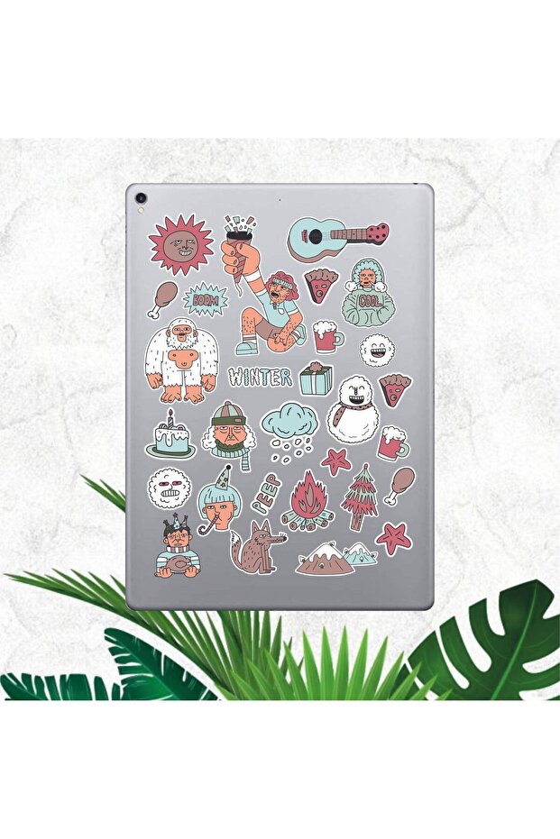 Winter - Winter Themed Sticker Set | Laptop Agenda Notebook Tablet Phone Notebook Sticker Journal