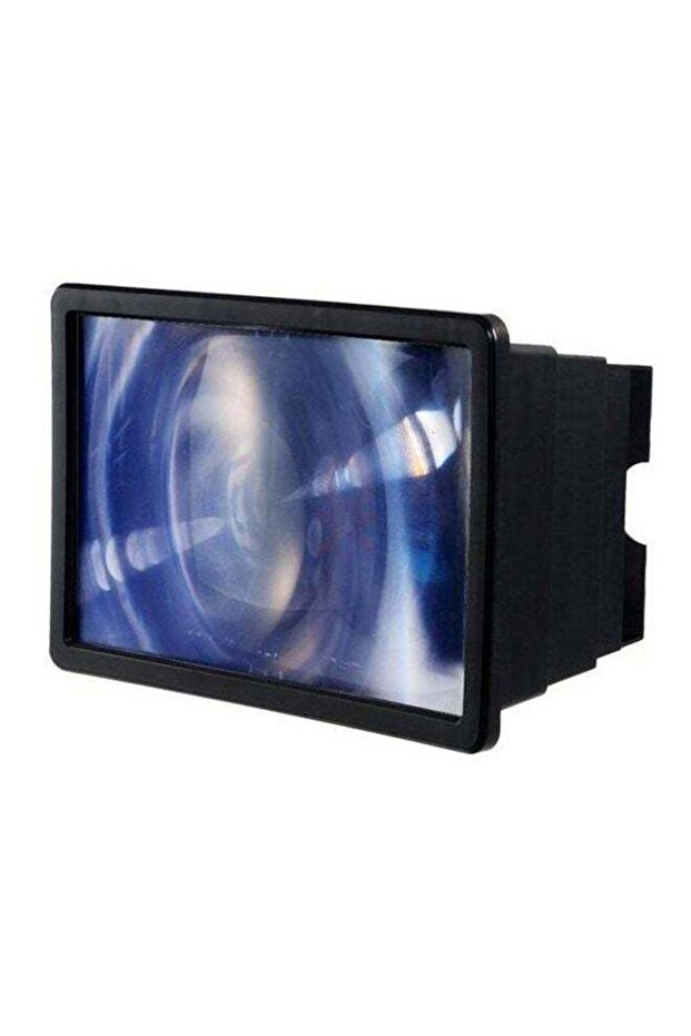 مكبر شاشة ثلاثي الأبعاد باللون الأسود - 1