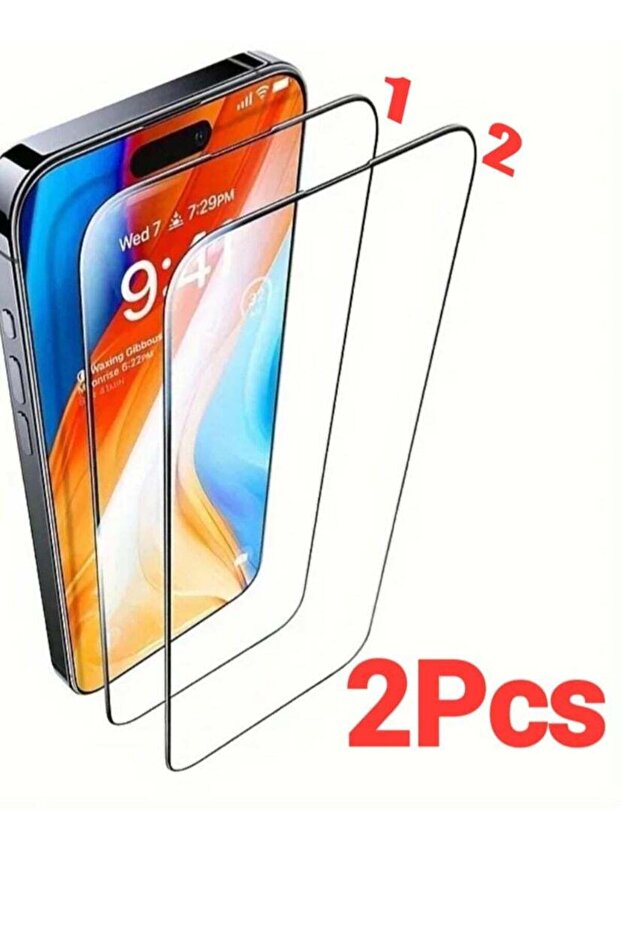2 ملصقات حماية من الزجاج المقوى لجهاز iPhone11Pro