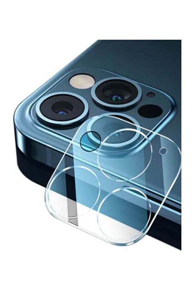 واقي عدسة الكاميرا لهاتف Apple iPhone 13 Pro Max شفاف - 1