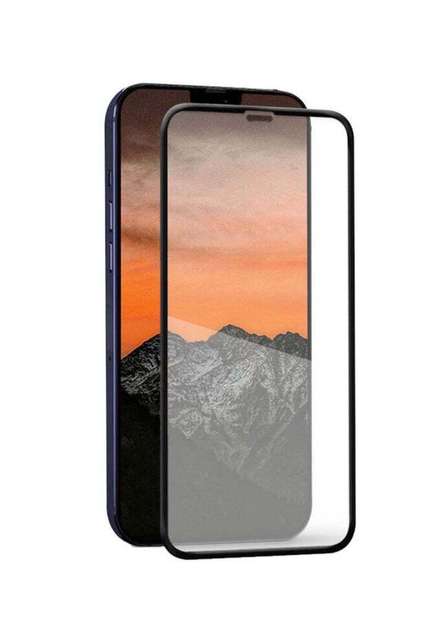 زجاج مقوى - تغطية كاملة - متوافق مع iPhone 12 mini - 1