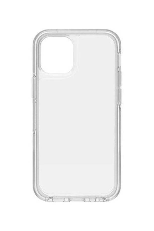 جراب خلفي شفاف واقٍ متوافق مع iPhone 12 Mini - 1