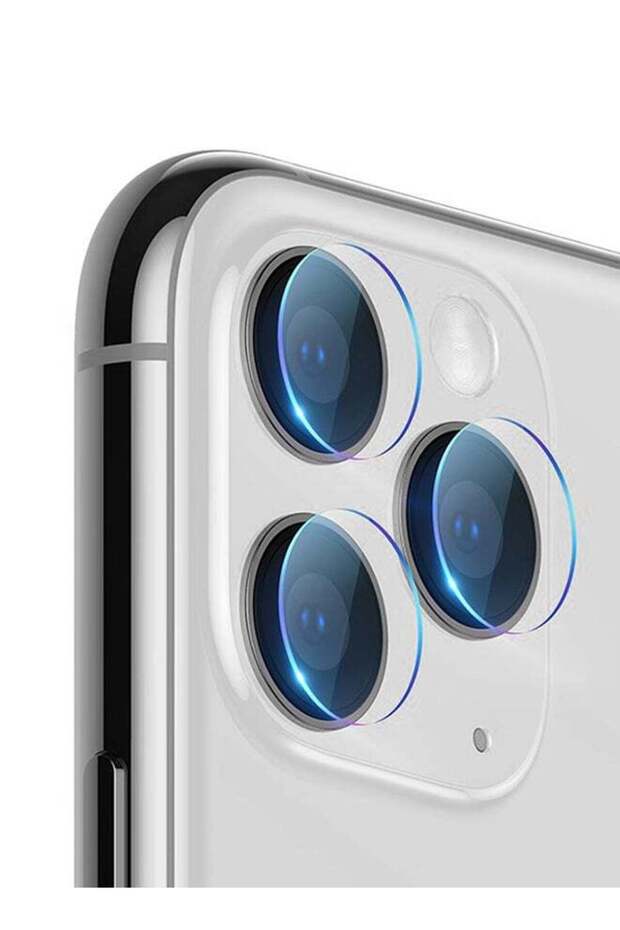 واقي عدسة الكاميرا لجهاز iPhone 11 Pro Max شفاف - 1